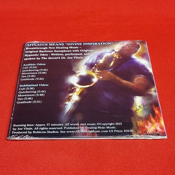 Afflatus Divine Inspiration Joe Vitale CD New Sealed 2015 - Picture 4 of 6